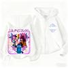 Детские топы Худи K-Pop Охотники на демонов Стиль на молнии Фиолетовое пальто Мальчики Черный Девочки Розовый Свитшот Одежда Возраст 3-14 Подходит для детей