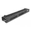 Panneau de routage de câbles 19″ - DeLOCK - 3 Ouvertures - 1 unité - Noir