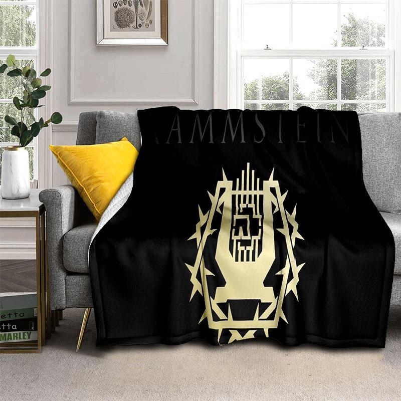 Одеяло с 3D R-Rammstein Heavy Metal Band, мягкое одеяло для дома, спальни, кровати, дивана, пикника, путешествия, офиса, одеяло, детское одеяло