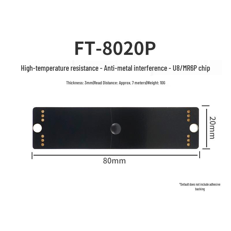Высокотемпературная UHF RFID-метка с защитой от металла (915 МГц, Печатная плата, Пассивный)