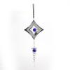 Wind Chimes Rotating Window Hanging Decor Wind Bell Home Ornament Yard Decor (D Rhombic Shape)