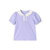 Girls' Fashionable Doll Collar T-Shirt