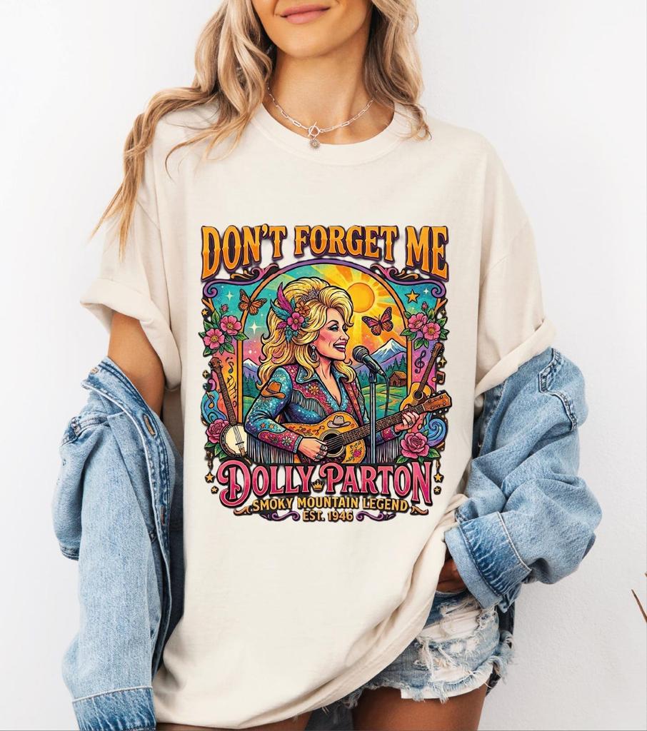Dolly Parton Comfort Colors, Country Music Tee, Vintage Music Fan Graphic T-Shirt S0826-1072