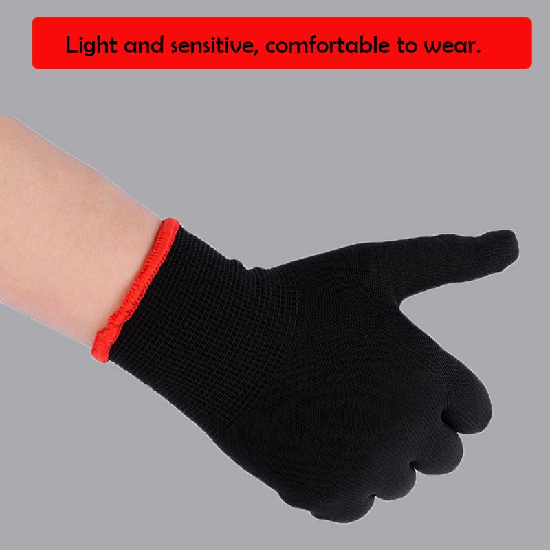 ALIWRAP 5/10Pairs Car Vinyl Wrap Gloves Anti-Static Window Tinting Film Install Gloves Fingertip Work Gloves Auto Wrapping Tools