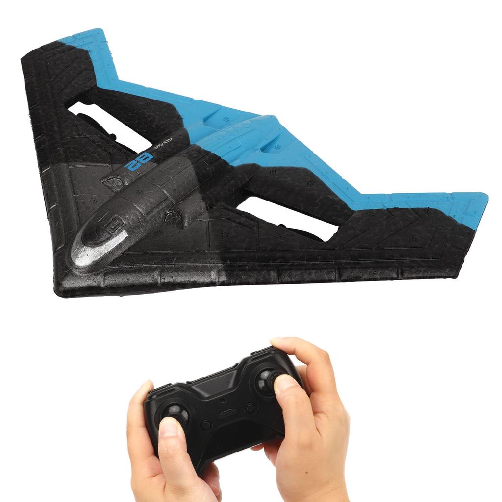 2.4ГГц Радиоуправляемая модель планера Самолет Устойчивость к столкновениям Планирование Самолет с дистанционным управлением Игрушка для детей Синий 1 Батарея