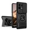 KEYSION Магнитный чехол для телефона Infinix Note 50 4G 50 Pro+ 50S 50X 5G Защита камеры со сдвижной крышкой Вертикальная подставка Ударопрочный чехол