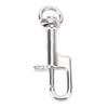 Eye Snap Hook 316 Stainless Steel Quick Release Single Ended Snap Clip for BCD Diving Equipment 80mm