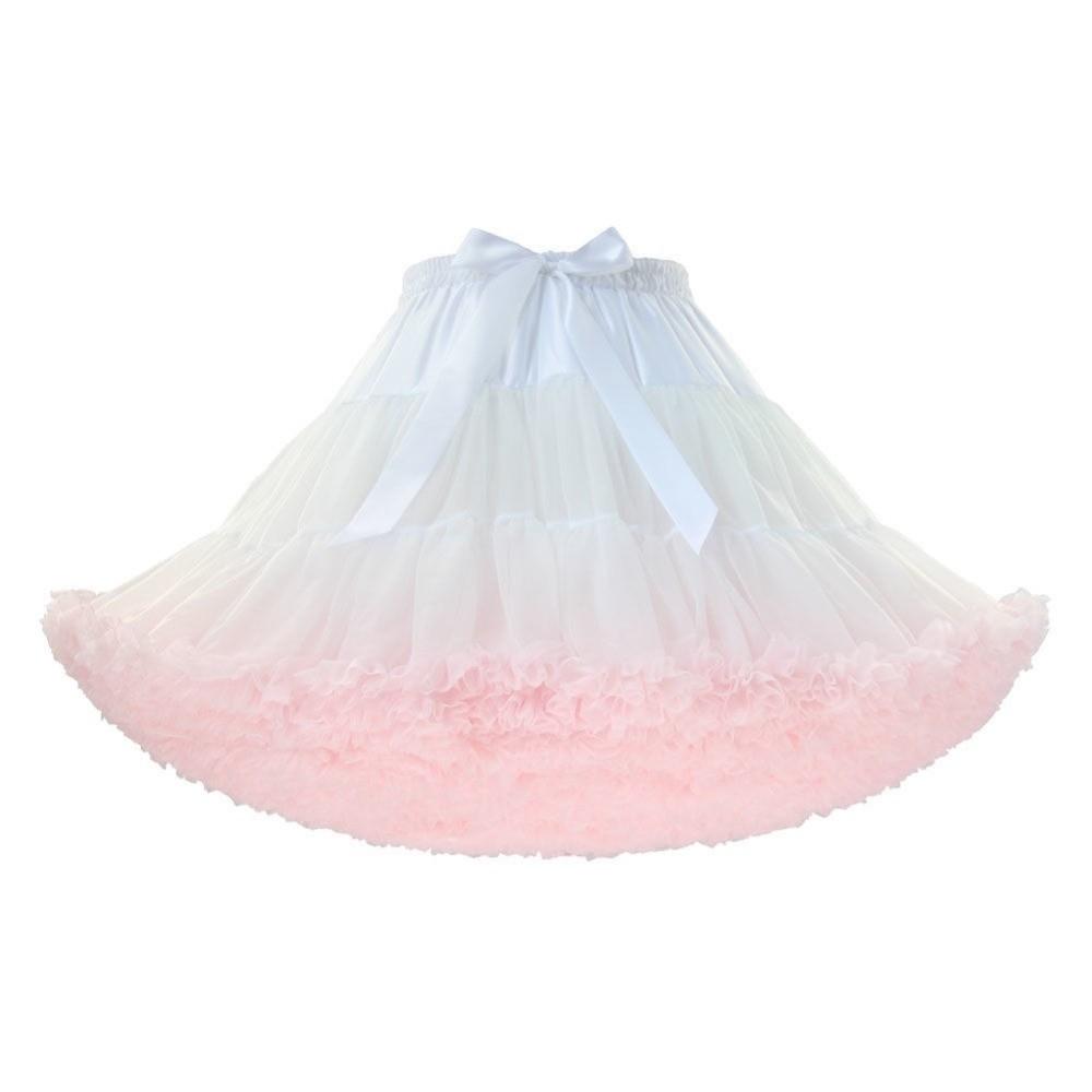 Pleated Design No Bone Petticoat 42cm 280g Hexagon Mesh Crinoline Dance Performance