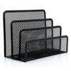 Black Mesh Letter Mail Business Document Tray Desk Office File Holder Organizer Desk Organizer Holder