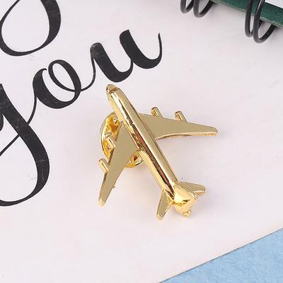 Металлическая брошь в виде самолета, значок из сплава Diy Pin, винтажная пряжка, значок, пряжка, ювелирные аксессуары