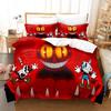 Новый 3D-принт аниме-шоу Cuphead Комплект постельного белья Single Twin Full Queen King Size Комплект постельного белья Aldult Kid Bedroom Duvetcover Sets
