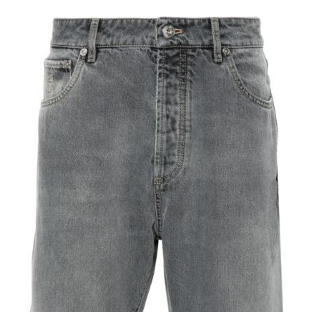 Brunello Cucinelli Logo-Patch Denim Jeans M240PX1290-C9007
