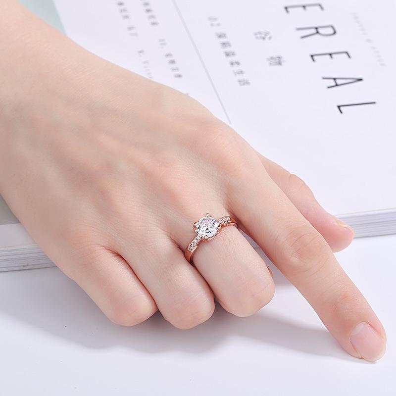 Классическое кольцо Lindon из медного сплава с цирконием, женские ювелирные изделия, свадебный подарок для вечеринки