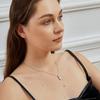 Bohemia Imitation Water Drop Opal Pendant Necklace For Women Girl Party Glamour Jewelry Engagement Wedding Band Accessories