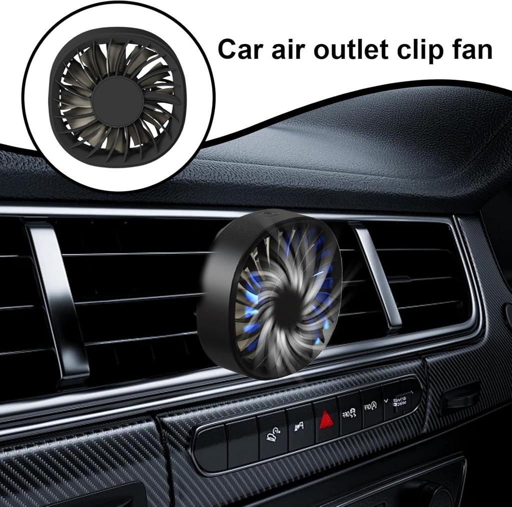 Автомобильный вентилятор для вытяжки воздуха, портативный вентилятор для автомобилей, грузовиков, охлаждающее устройство, 3 регулируемые скорости ветра, зарядка через USB, мини-вентилятор для вентиляционного отверстия/дома/офиса