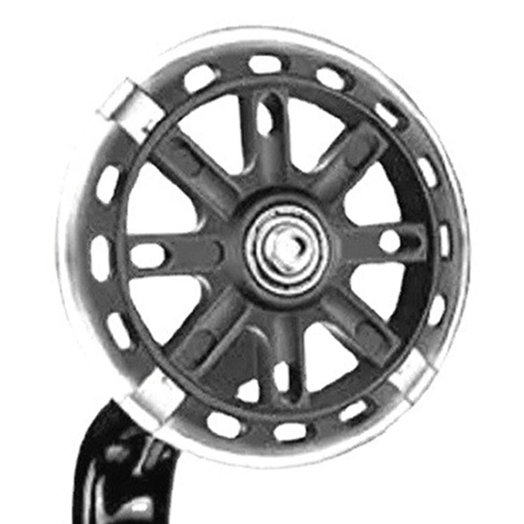 Kids Bike Auxiliary Wheels Children Bicycle Training Wheels for Boys Girls Safe Riding Black