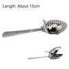 2Pcs Stainless Steel Herbs Loose Leaf Spoon Tea Filter Tea Brewer Tea Infuser Strainer
