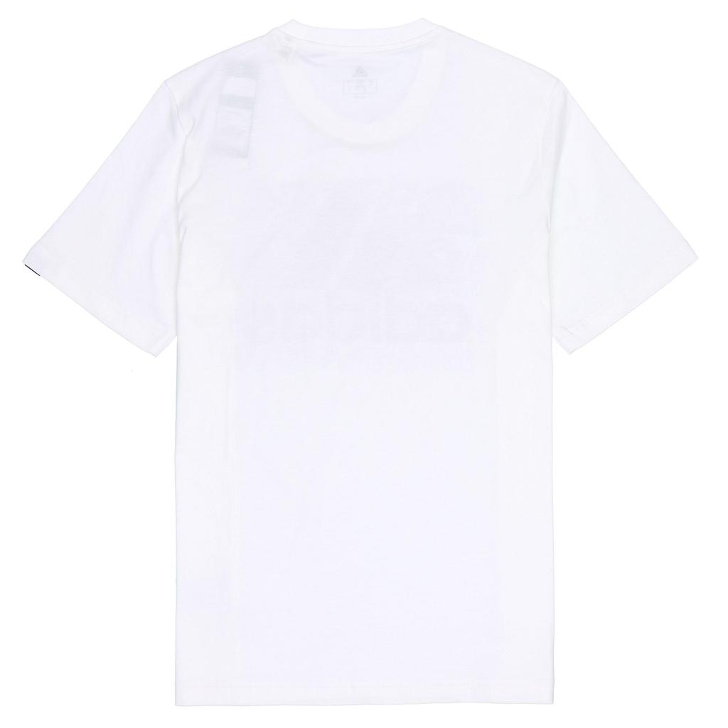 Adidas T Shirts Men's White Crew Neck Moderate Straight Fit GS4001