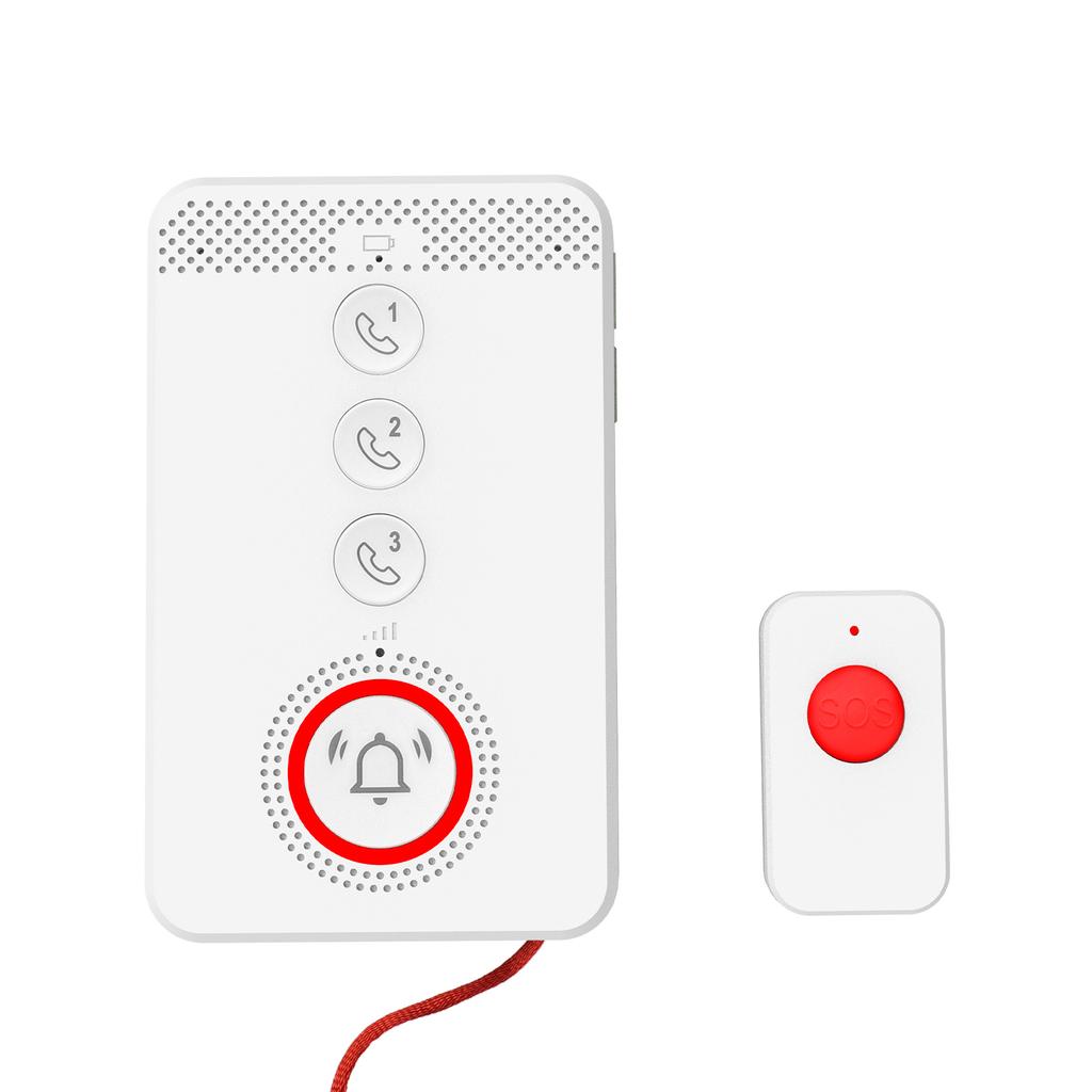 Беспроводной пейджер для сиделки, система вызова пожилых людей, кнопка экстренного вызова SOS, голосовой сигнал бедствия 4G