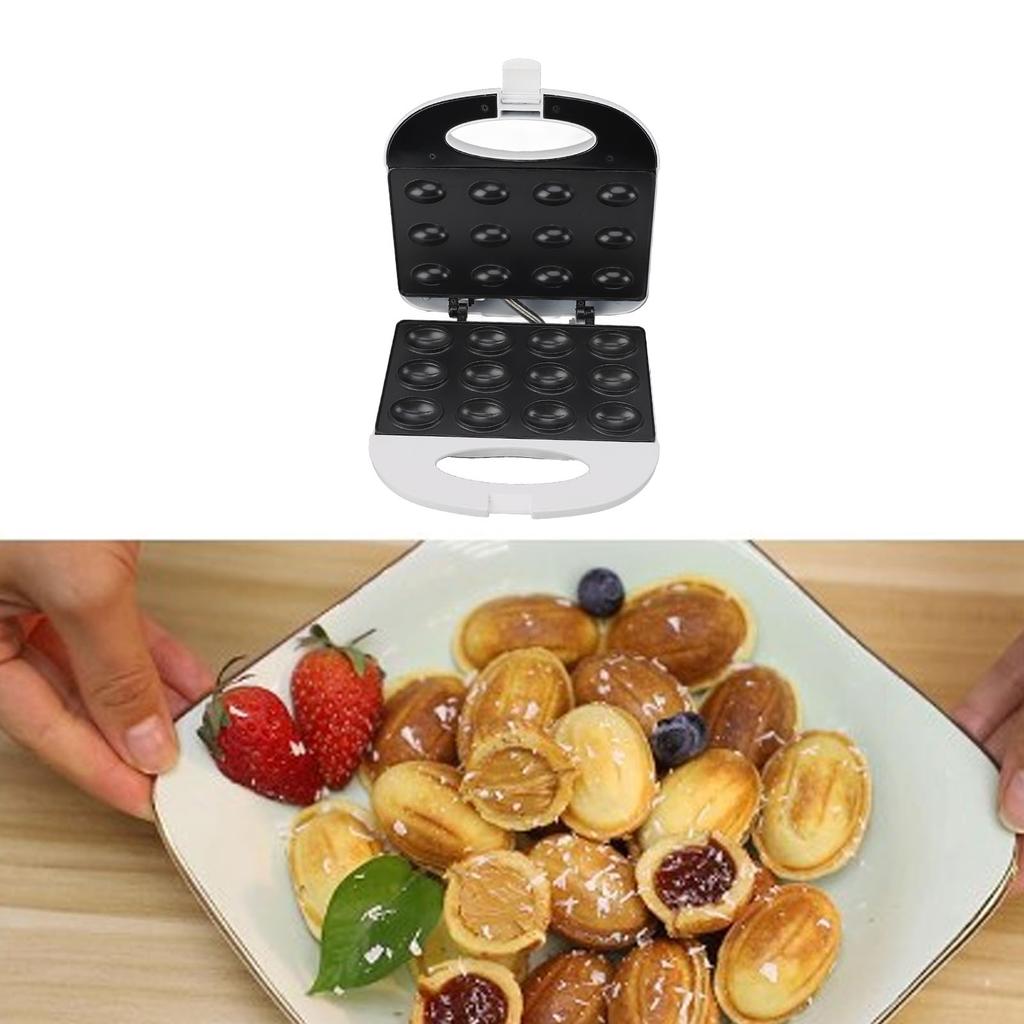 Машина для вафельного хлеба с орехами, 12 шт., емкость, двусторонняя, с антипригарным покрытием, электрическая печь с регулируемой температурой