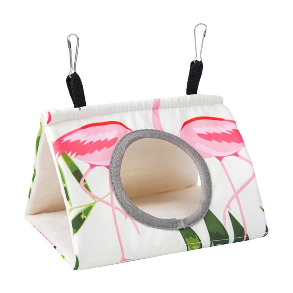 Зимнее Теплое Гнездо для Птиц Дом Попугай Подвесной Гамак Плюшевый Навес Хижина Клетка для Зябликов Птицы Укрытие Спальное Место Теплые Качели