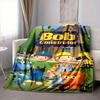 1Pc Bob Constructor'S Adventure Blanket Soft And Comfortable Casual Warm Camping Travel Christmas Halloween Xmas Gift M929319