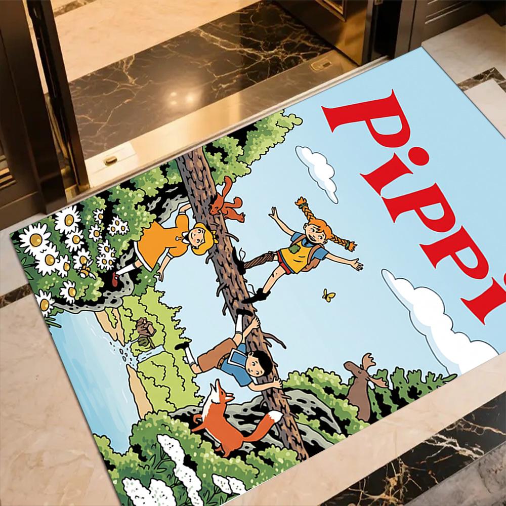 Pippi Carpet Suitable For Decorate Room Dining Room Balcony Playrooms Antislip Rug Anime Office Decor Best For Christmas