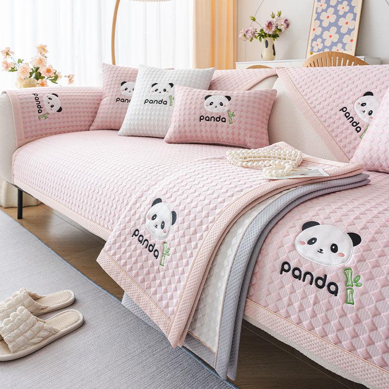 Sofa Cushion Cool In Summer Doudou Non-Slip Seat Cushion New Modern Simple Mat Sofa Cover Cool Cushion
