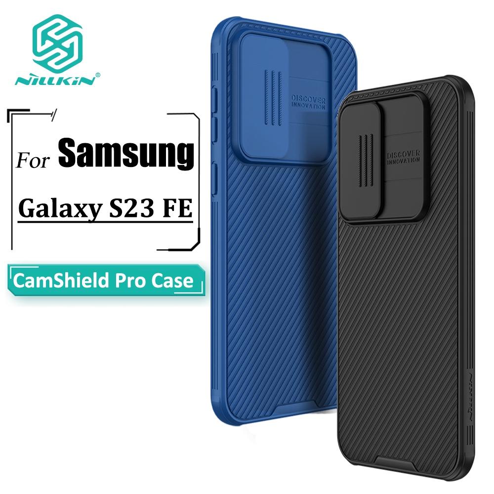 NILLKIN Чехол для телефона CamShield Pro для Samsung Galaxy S23 FE, защитный слайдер для камеры, жесткий противоударный чехол для ПК, задняя крышка