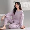 Пижама женская осенне-зимняя зимняя теплая немецкий вельвет с длинным рукавом домашняя одежда зимний свободный тонкий вельветовый костюм