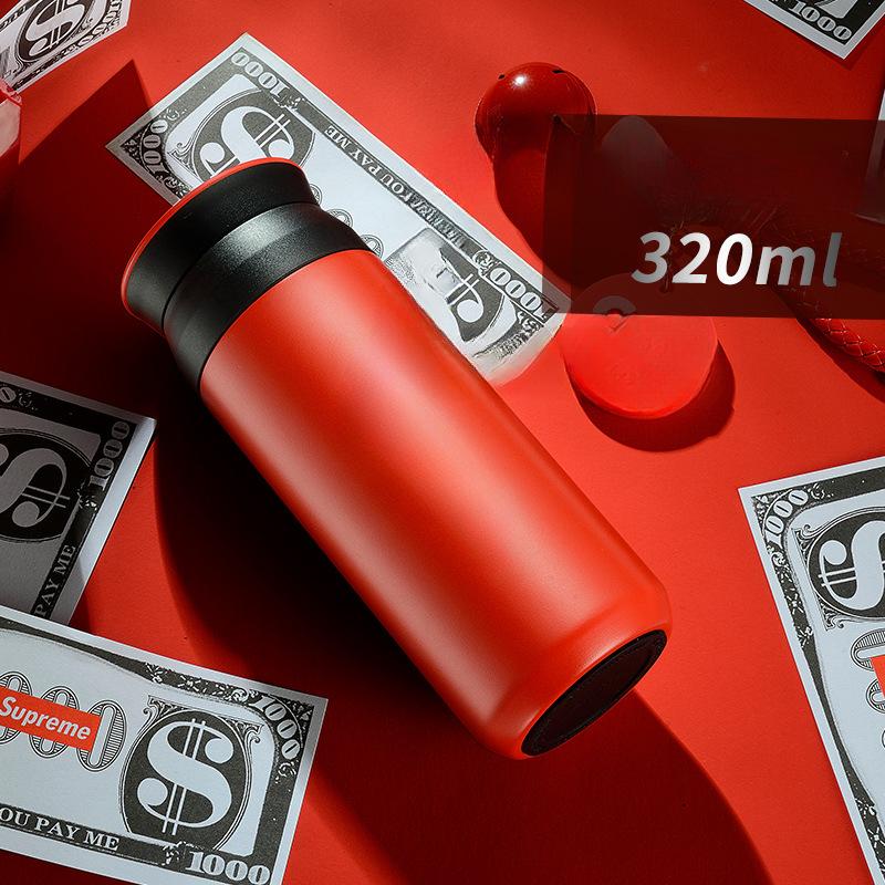 Мужская трендовая портативная чашка из нержавеющей стали, высококлассная студенческая чашка, женская автомобильная креативная кружка.