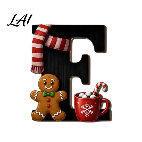 Wall Art for Holiday Season Christmas Home Sign Merry Wooden Hanging 2D Flat Indoor Party Supplies Letter Ornament Living Room Bedroom Decor Rustic