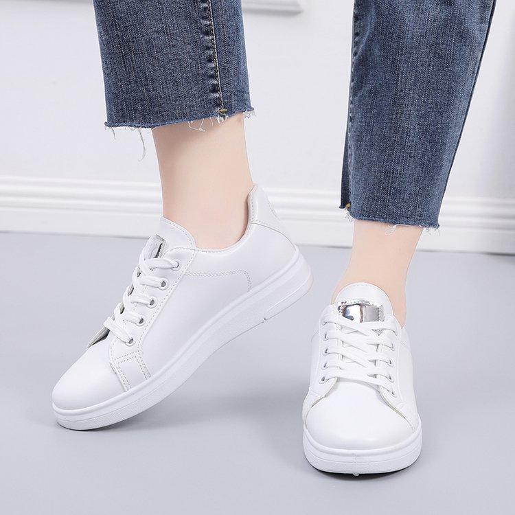 Womens White Shoes Rose Embroidery Women Sneakers Breathable Women Casual Shoes Female Shoes Lace-up Zapatillas De Mujer