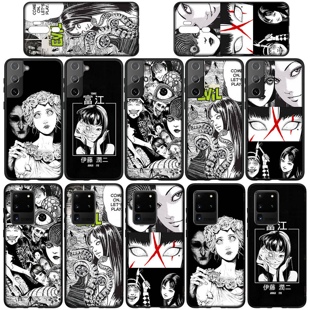 for Samsung Galaxy S25 S24 S23 iPhone 17 16 15 Xiaomi Redmi Note 14 13 12 11 Plus Pro Max XR A57 Phone Case Comics Tomie Junji Ito OPPO Huawei Cover