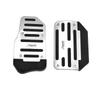 Andifany 2 Pcs Gas Axle Pedal and Brake Pedal Cover Foot Pad Non-slip, Universal Automatic Transmission Car