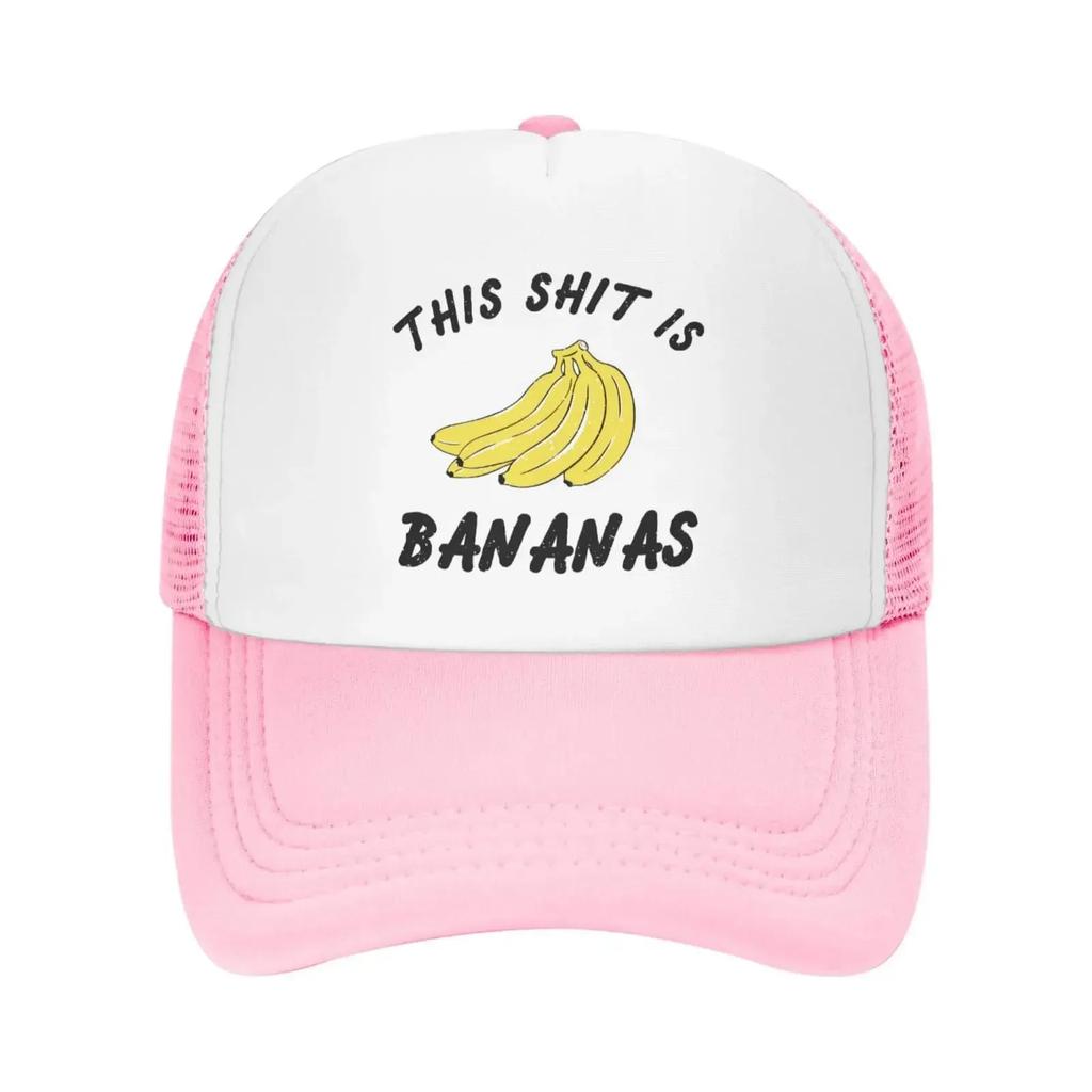 This Shit is Bananas Mesh Hat Unisex Women Baseball Cap Funny Trucker Hat