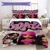 Bratz Милый узор Комплект постельного белья Пододеяльник Наволочка Домашний декор Подарок на день рождения (1 пододеяльник + 2 наволочки без наполнителя)13