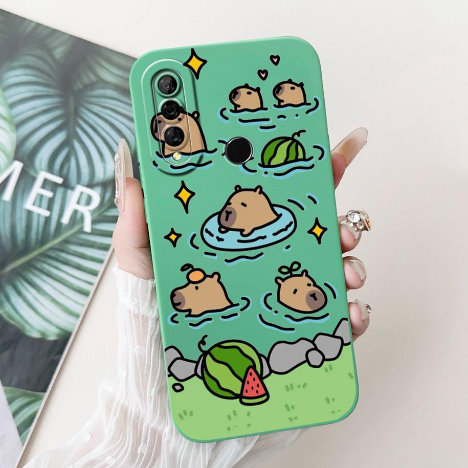For Huawei P30 Lite Case MAR-LX1A MAR-LX2 Cover Cute Panda Rabbit Soft Silicone Phone Case For Huawei P30Lite Nova 4e Fundas New