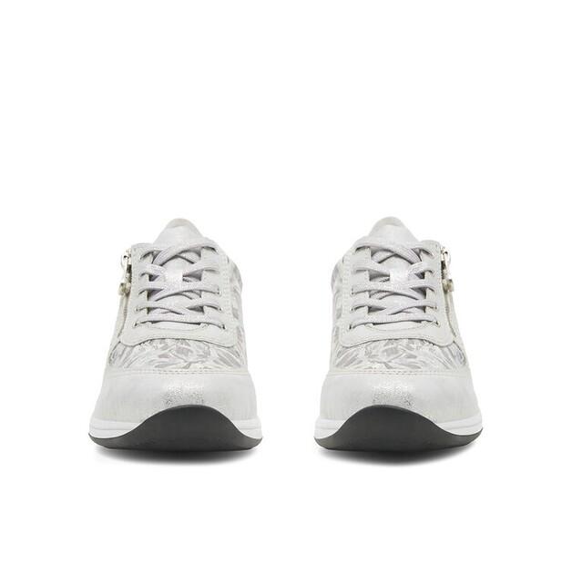 Кроссовки Rieker N1112-80 серебристый