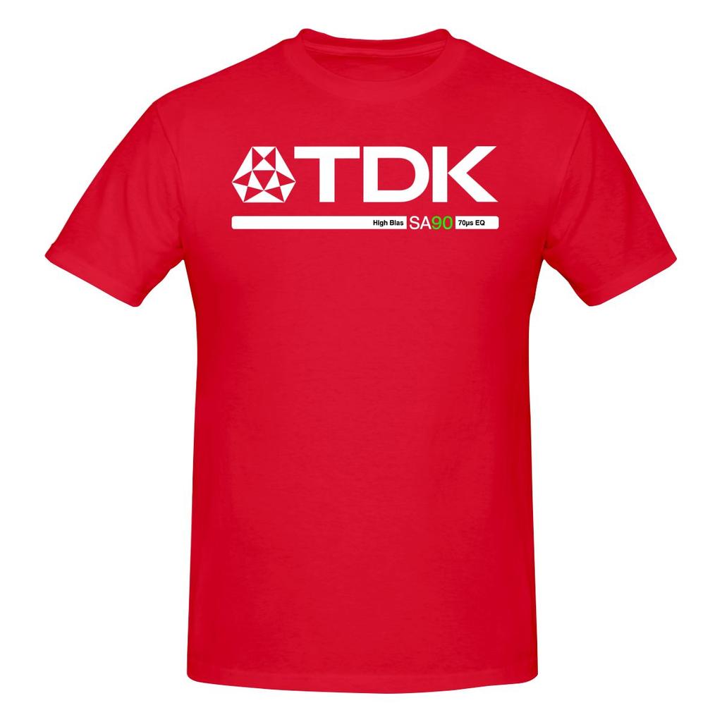 Смешная футболка с принтом логотипа кассеты TDK SA90, унисекс