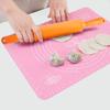 Silicone Flour Stick with Plastic Handle Dough Roller Small Roller Rolling Pin  Kitchen