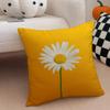 Still life with colorful flowers Cushion Cover Throw Pillow Cover Hidden Button Durable Polyester Chair Cushion