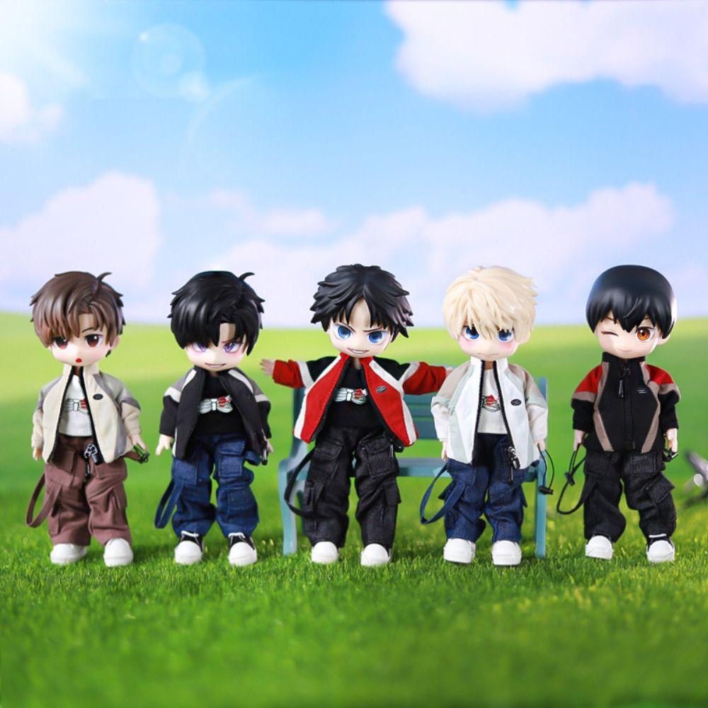 Сменная голова куклы OB11 Лицо младенца Выражение лица 3D Аниме Наклейки Глаза Для головы GSC