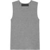 Базовый вафельный топ Dark Heather Женские топы Серый 192BT247231FW