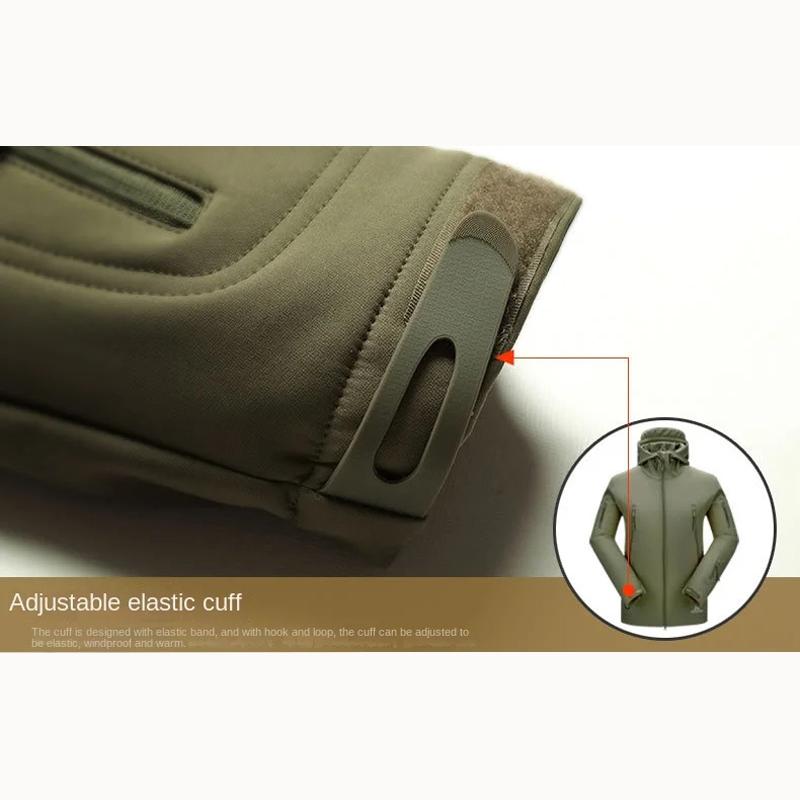 Военные костюмы из мягкой оболочки акулы, мужские тактические ветрозащитные водонепроницаемые куртки, мужские армейские армейские брюки + мужские походные пальто с капюшоном