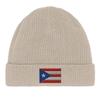 Bonnet Drapeau Porto Rico En Beige