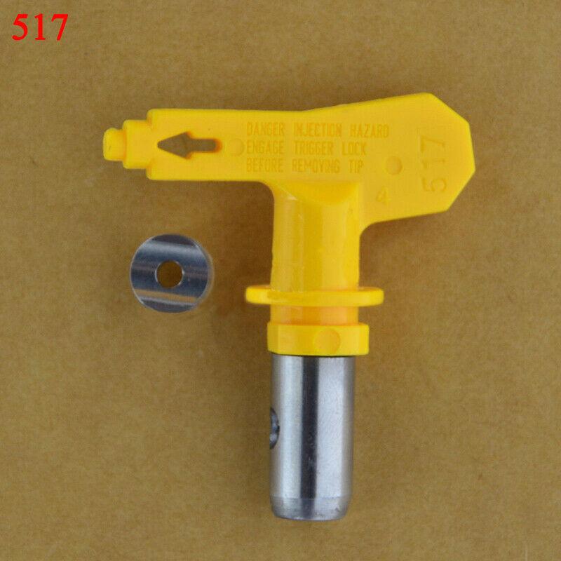 Желтая серия 5 распылитель безвоздушного распыления краски сопло наконечник для латексной краски порошковое покрытие портативный краскопульт инструмент для ремонта автомобиля