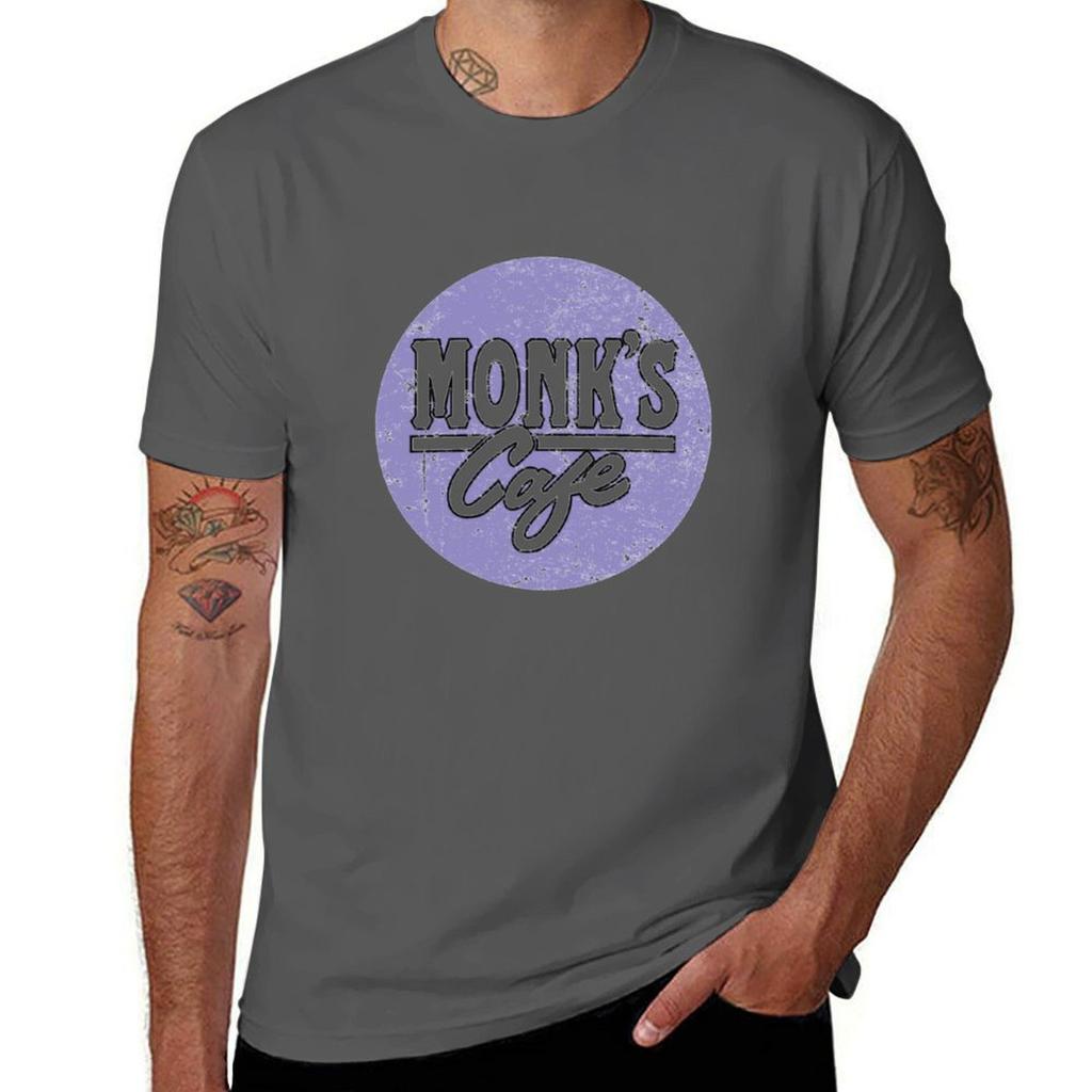 Monks Cafe Tshirt Moisture Control Sports Tee
