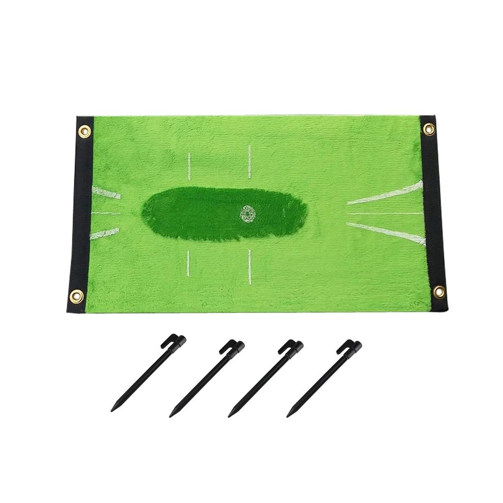 Golf Training Mat Swing Detection Batting Mini Golf Practice Training Aid Gam