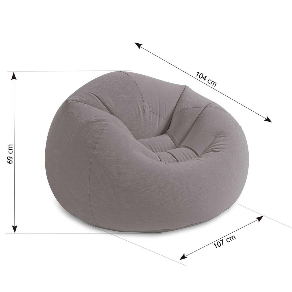 Inflatable Armchair, Inflatable Pouffe Intex 68579
